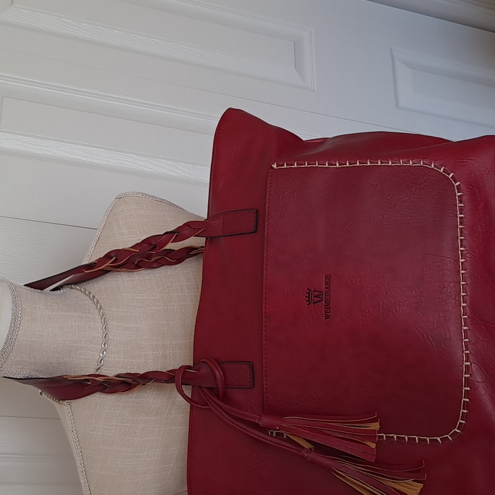 Red weimeibaige tote